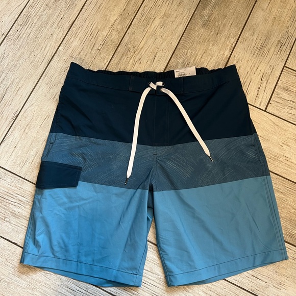 NWT Sonoma Blue and Teal Swim Shorts - Picture 8 of 9